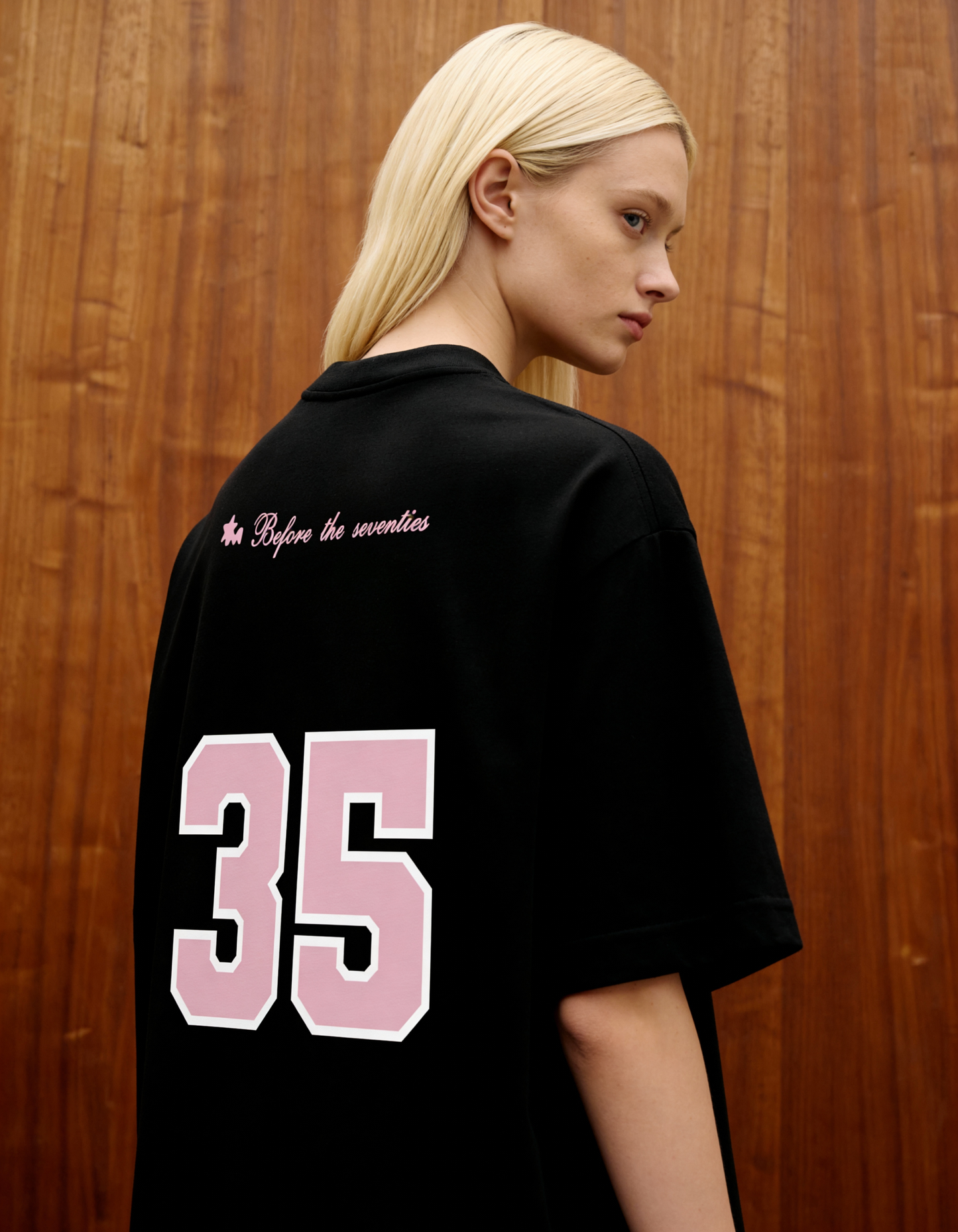 Reimagined Black Oversized T-Shirt