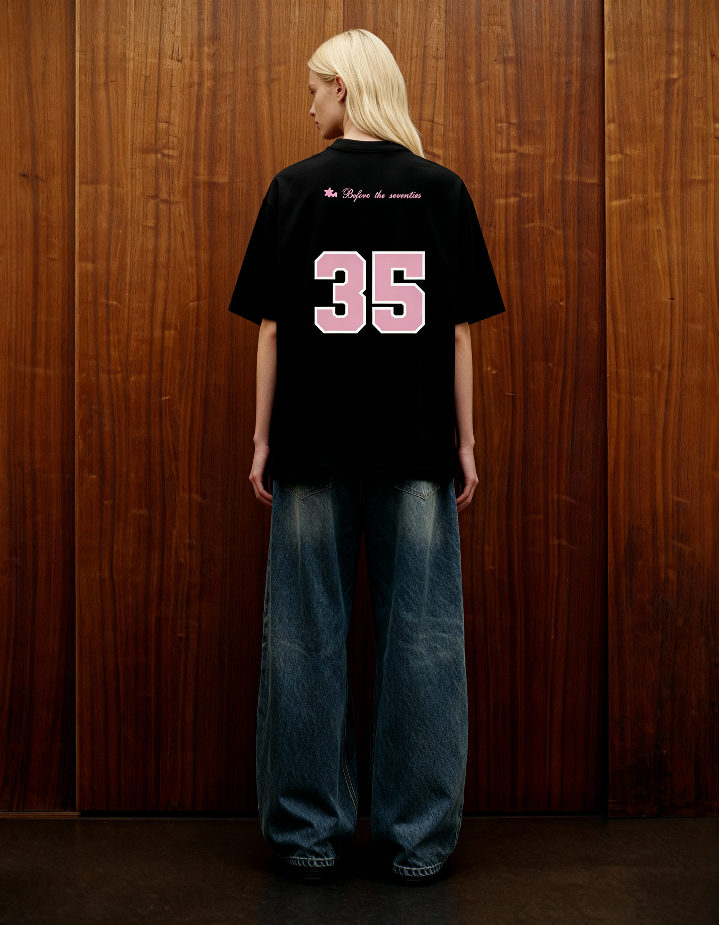 Reimagined Black Oversized T-Shirt