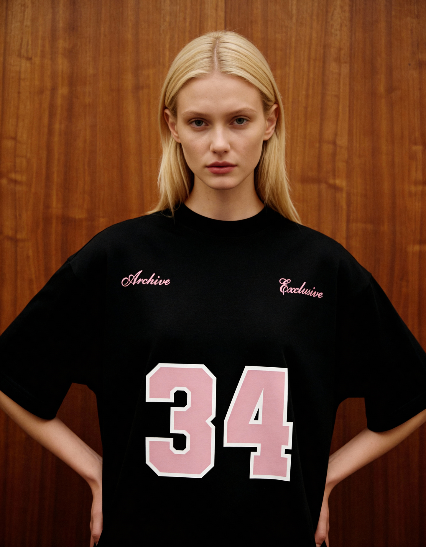 Reimagined Black Oversized T-Shirt