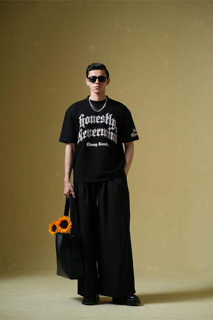 Buy Nevermind Black Oversized T-Shirt Online at Main Character India