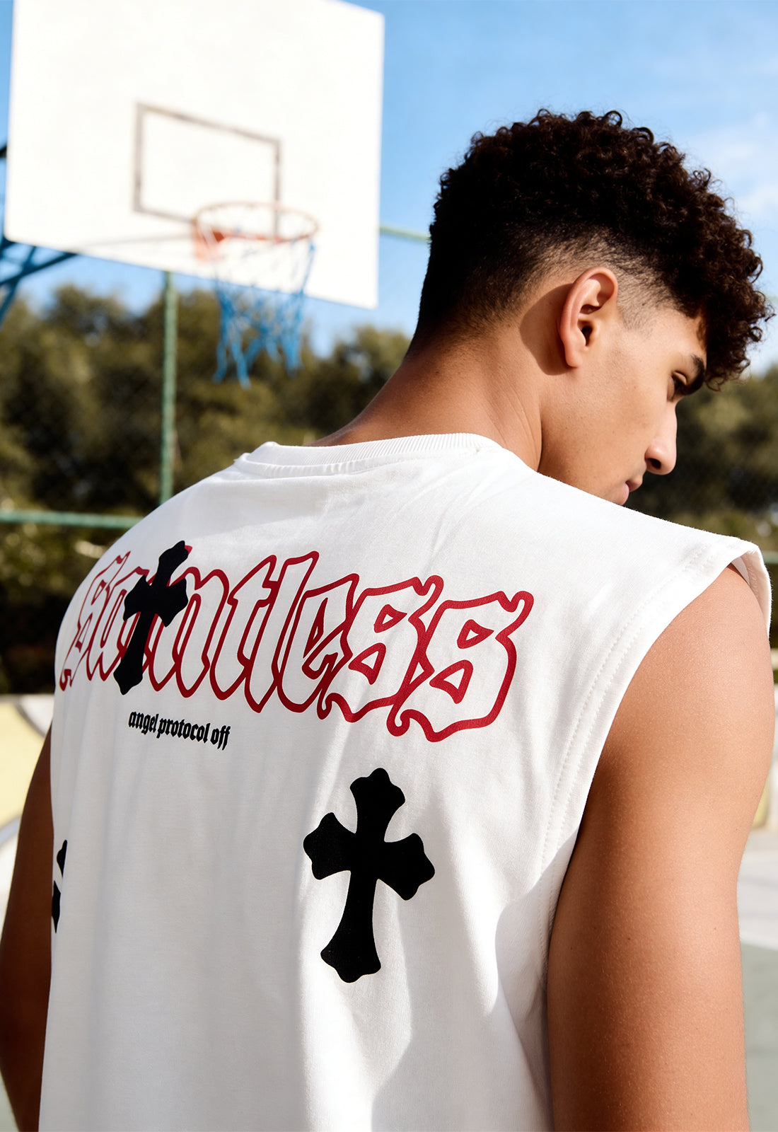 Saintless White Vest