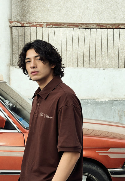 Blessed Different Oversized Polo T-Shirt