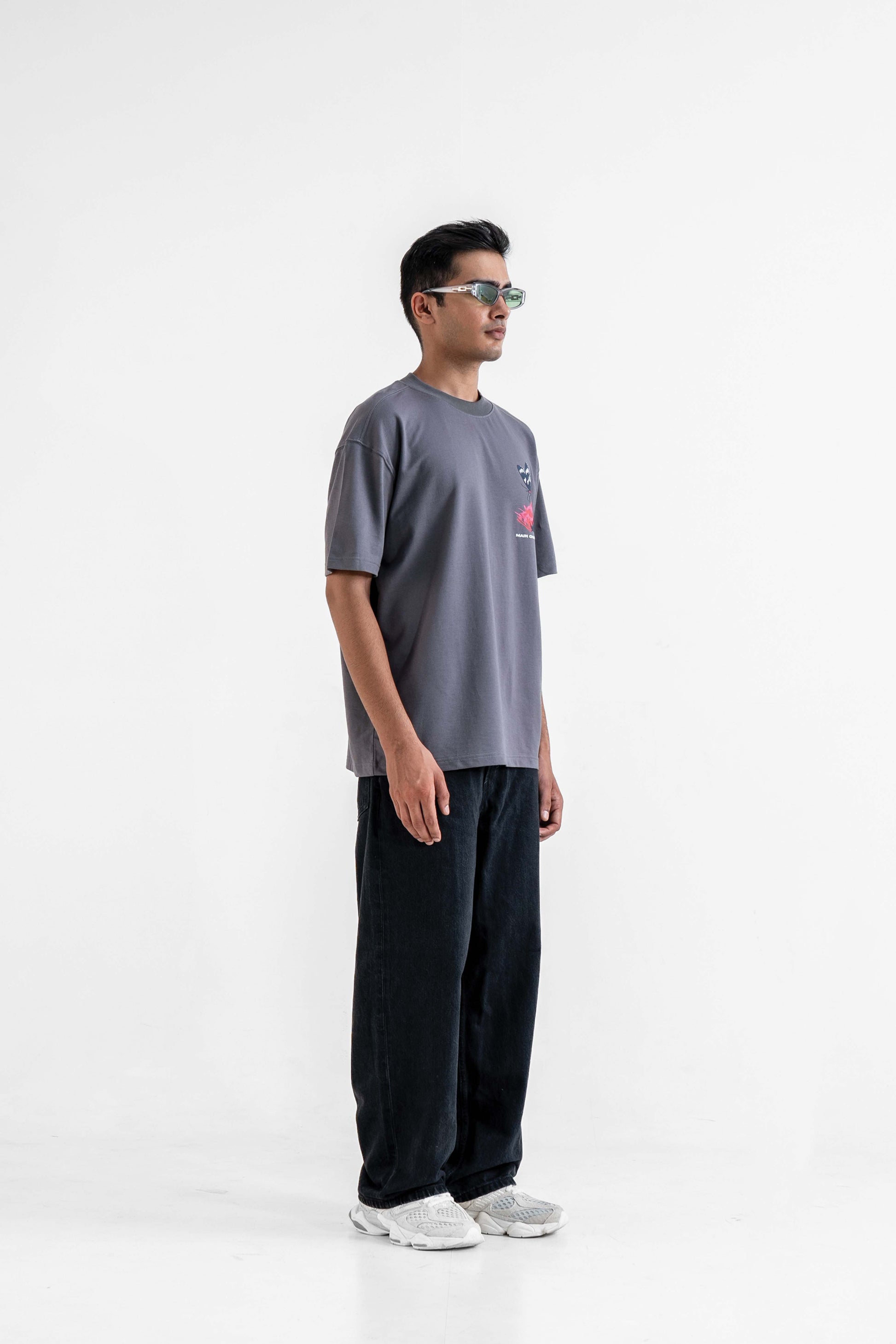 Buy Cruel Grey Oversized T-Shirt Online at Main Character India