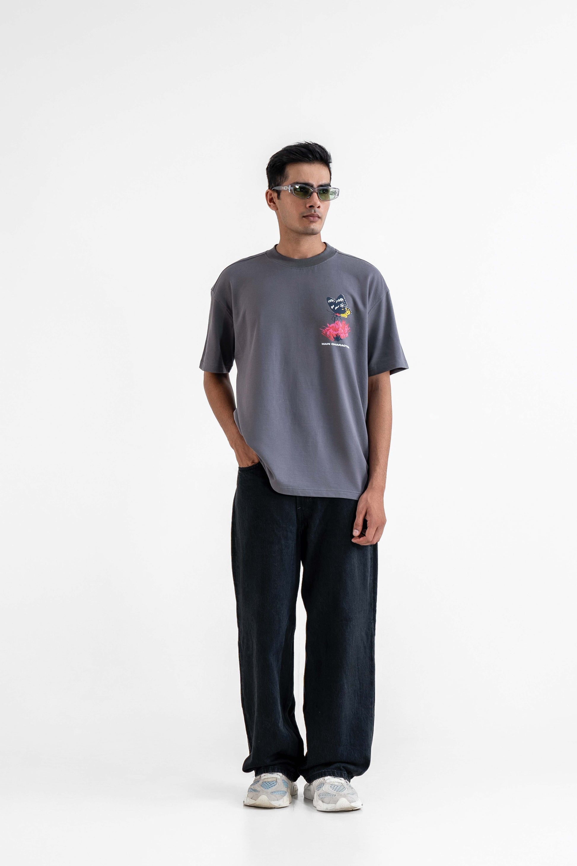Buy Cruel Grey Oversized T-Shirt Online at Main Character India