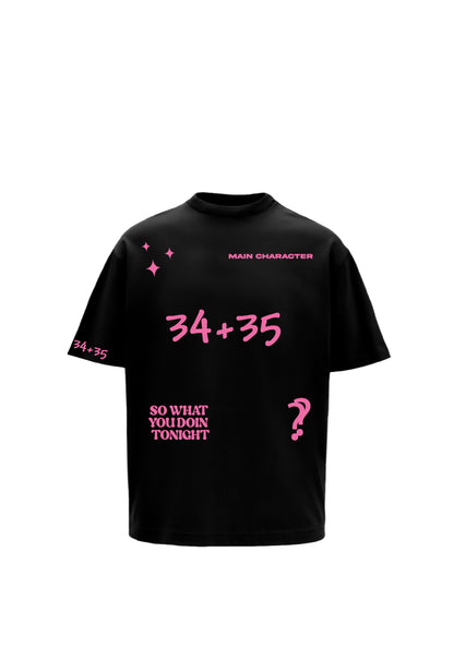 Buy 34+35 Oversized T-shirt Online at Main Character India