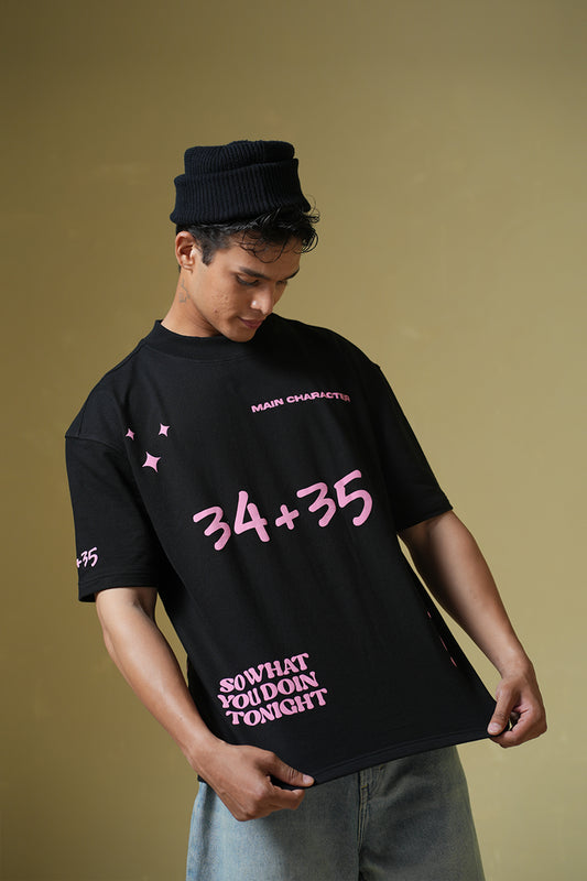34+35 Oversized T-shirt - Buy 5% GST Online in India at Main Character