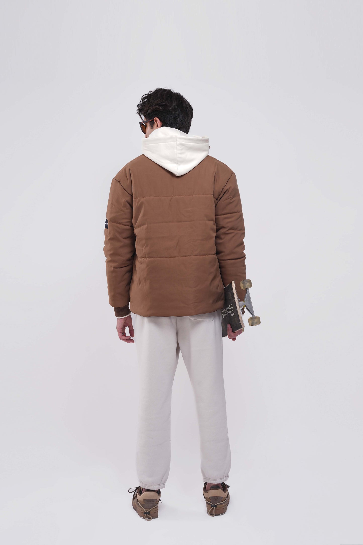 Heavy Padded Brown Puffer Jacket