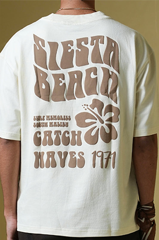 Siesta Beach Oversized T-shirt - Buy Streetwear T-shirts Online in India at Main Character