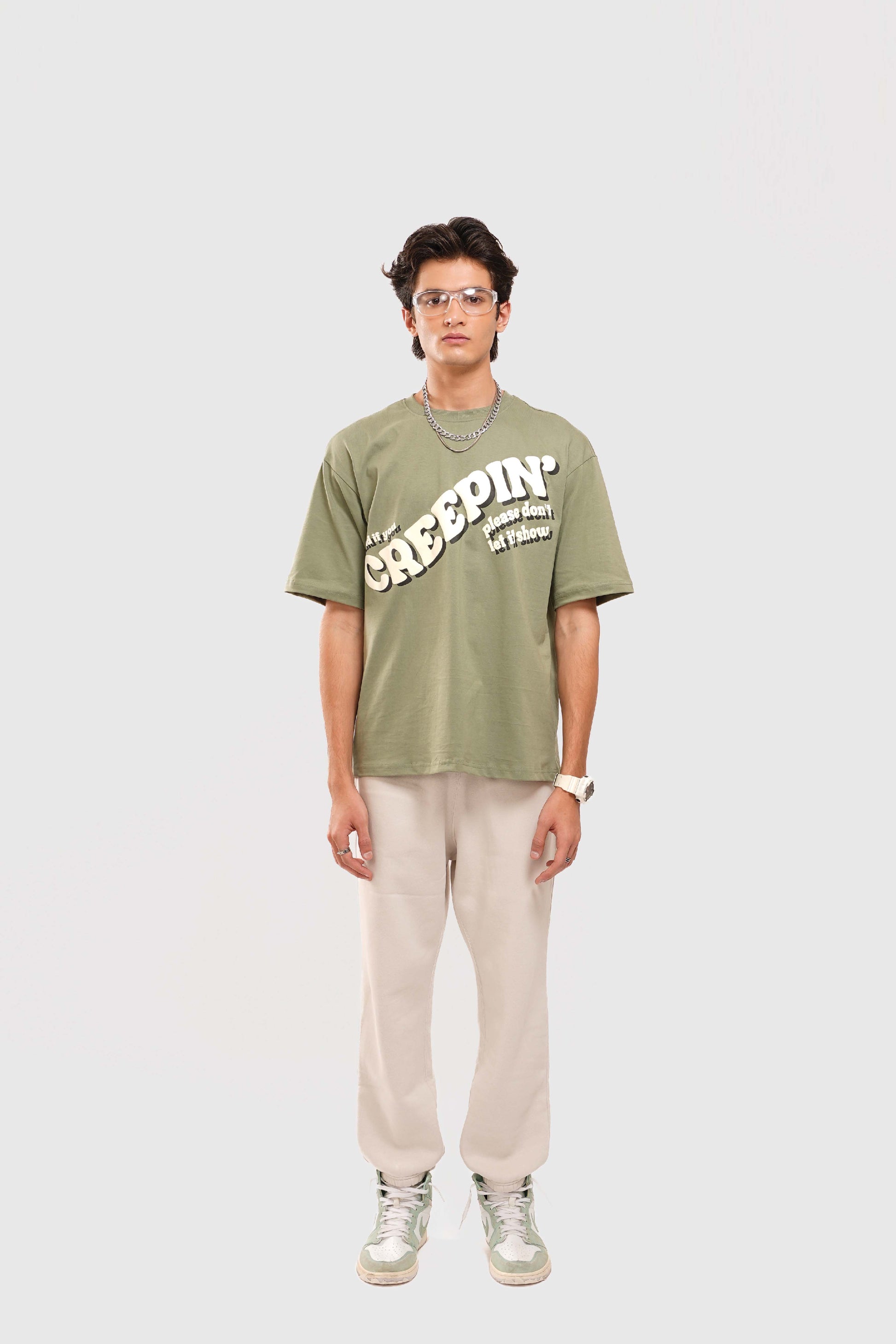 Buy Creepin Oversized T-shirt Online at Main Character India