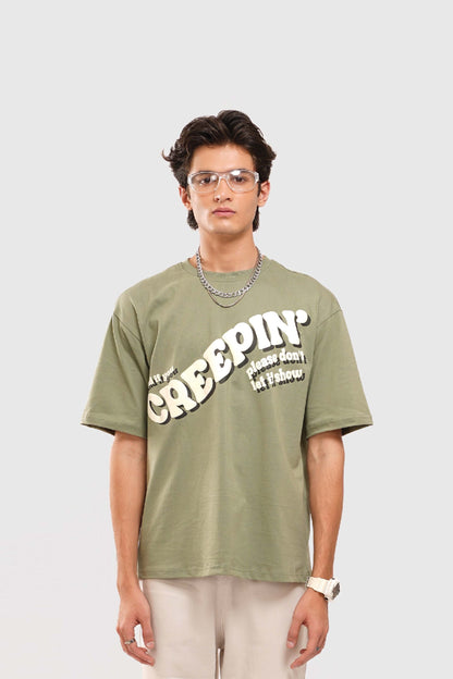 Buy Creepin Oversized T-shirt Online at Main Character India