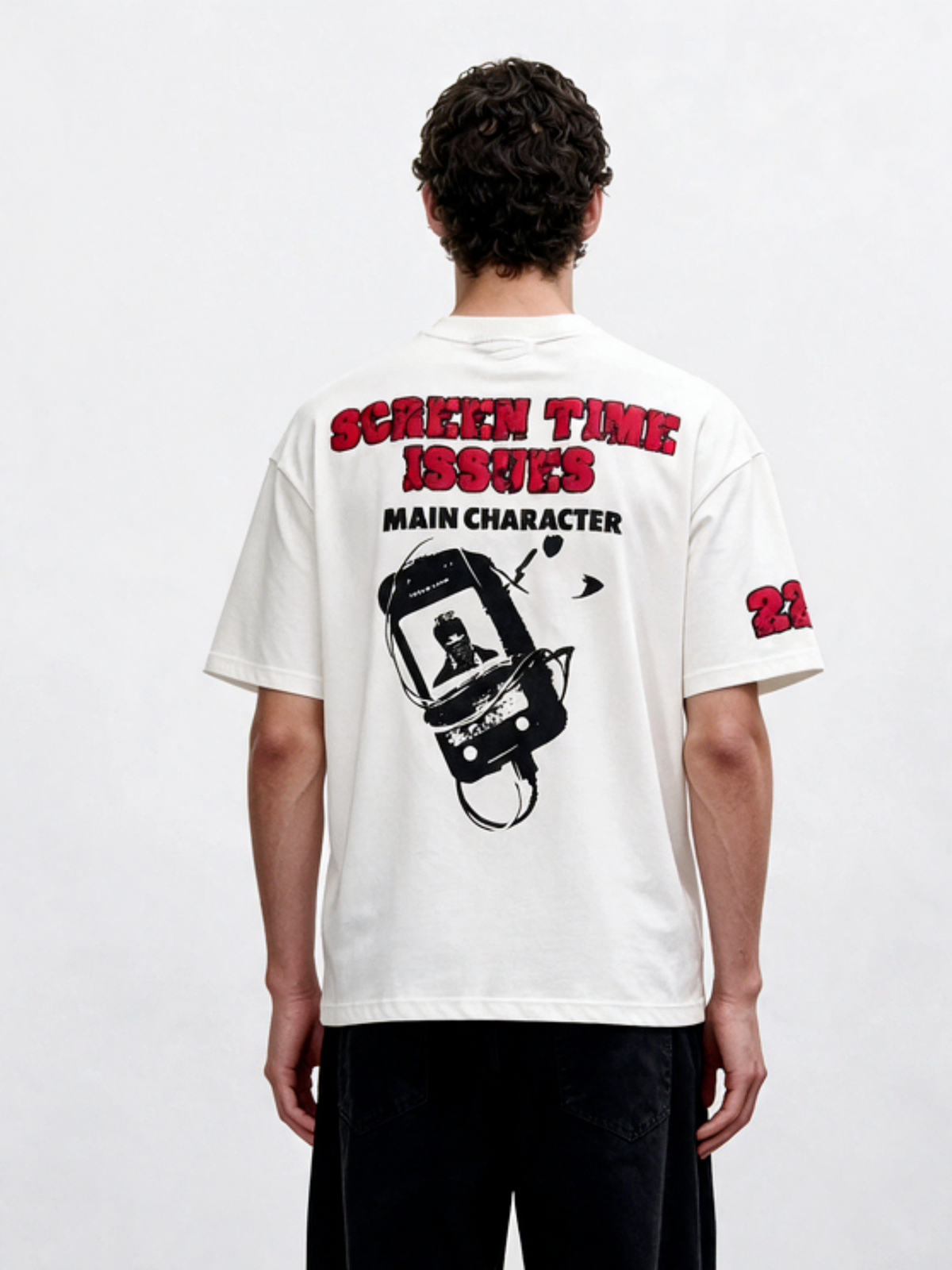 Screen Time Heavyweight Oversized T-Shirt