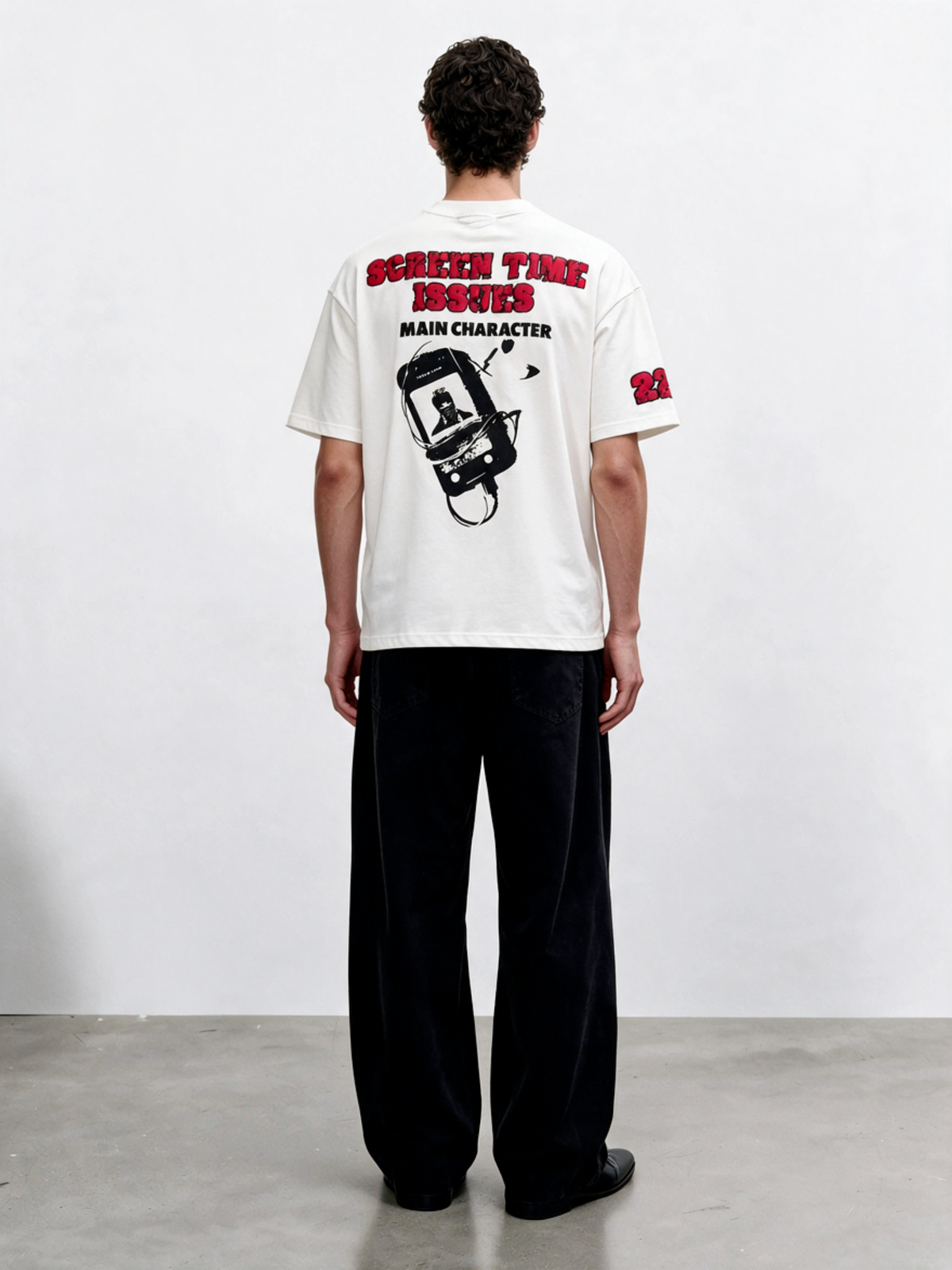 Screen Time Heavyweight Oversized T-Shirt