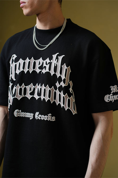 Nevermind Black Oversized T-Shirt