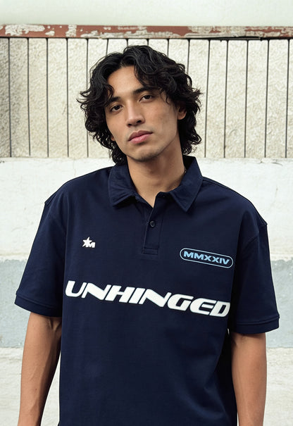 Unhinged Oversized Polo T-Shirt