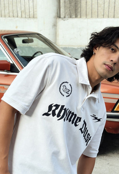 Rhyme Dust Oversized Polo T-Shirt