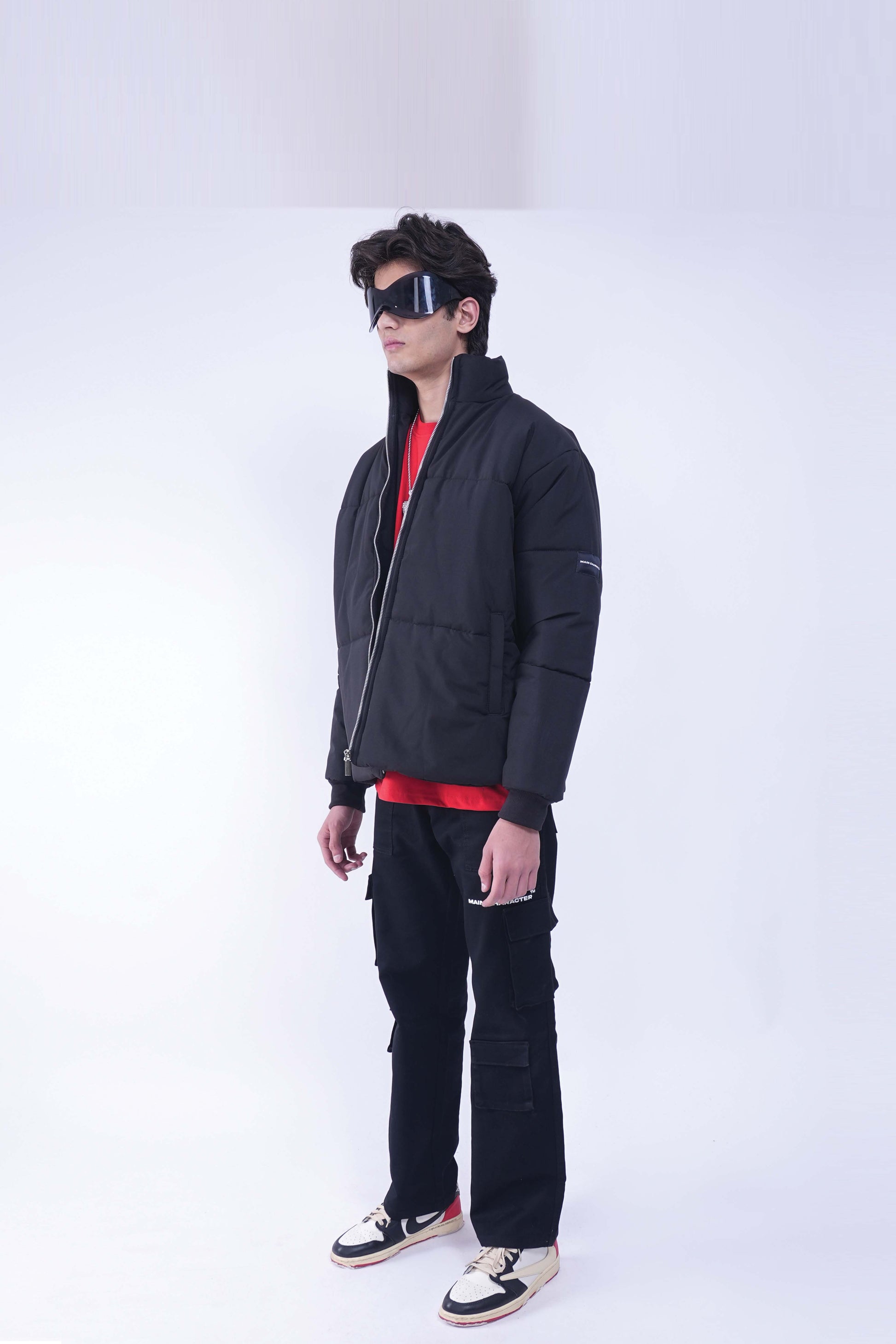 Buy Heavy Padded Black Puffer Jacket Online at Main Character India