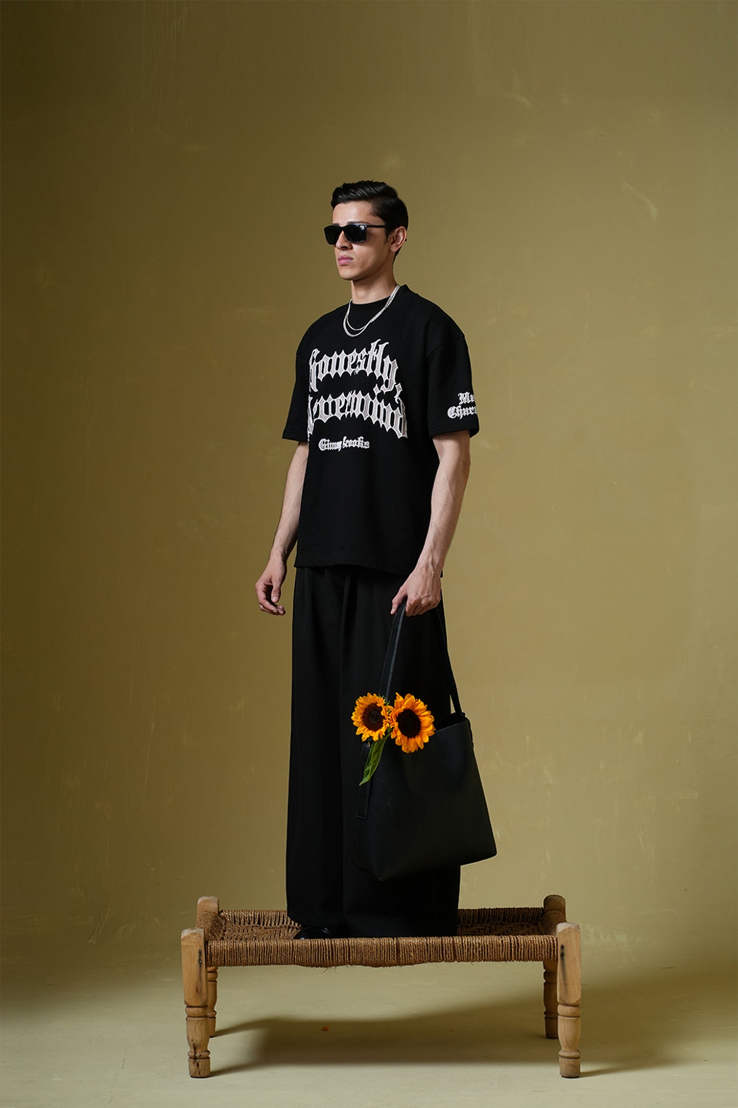 Nevermind Black Oversized T-Shirt