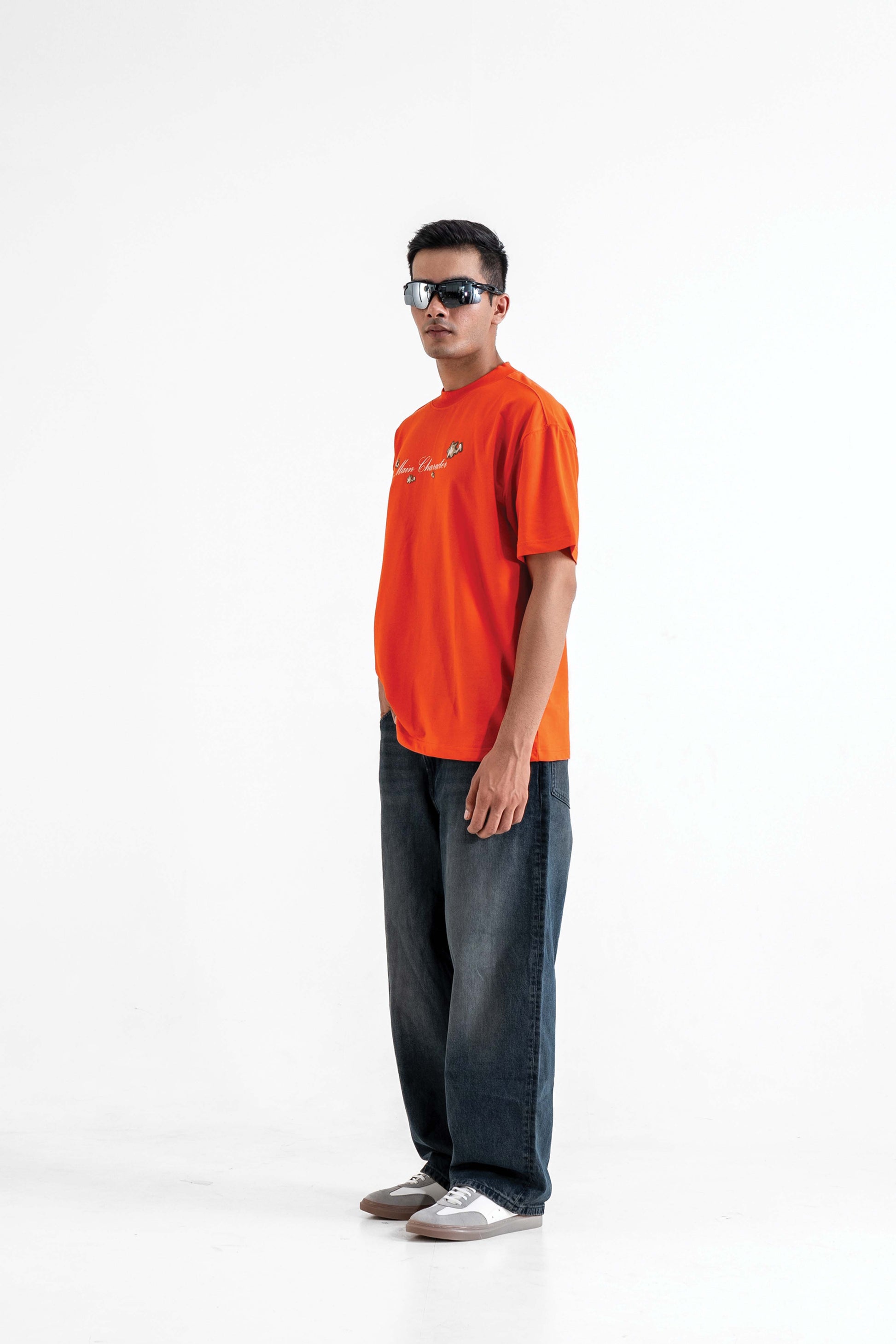 Buy God'S Fav Child Red Oversized T-Shirt Online at Main Character India