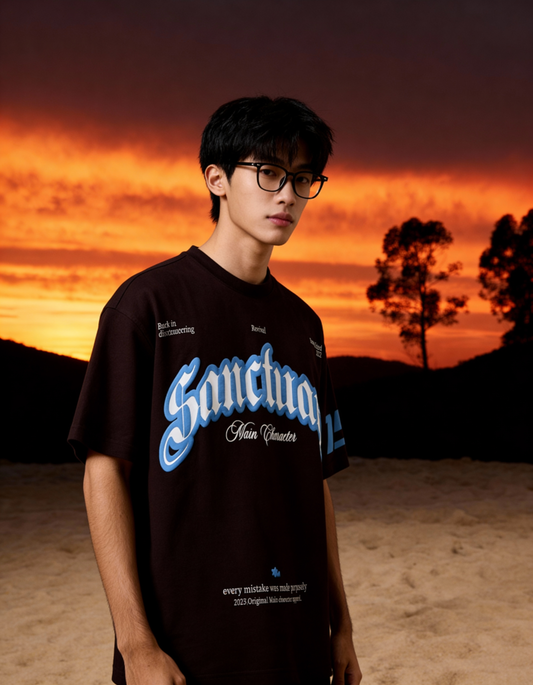 Sanctuary Brown Oversized t-shirt - Buy Oversized T-Shirts Online in India at Main Character