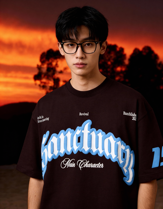 Sanctuary Brown Oversized t-shirt - Buy Oversized T-Shirts Online in India at Main Character