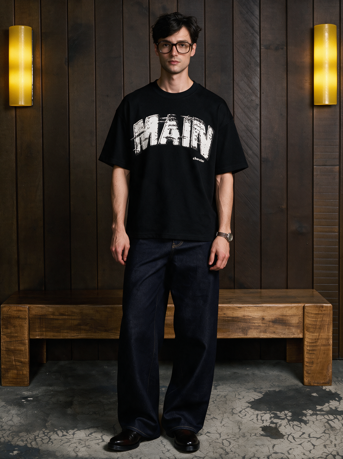 Glitch 04 Boxy Oversized T-Shirt