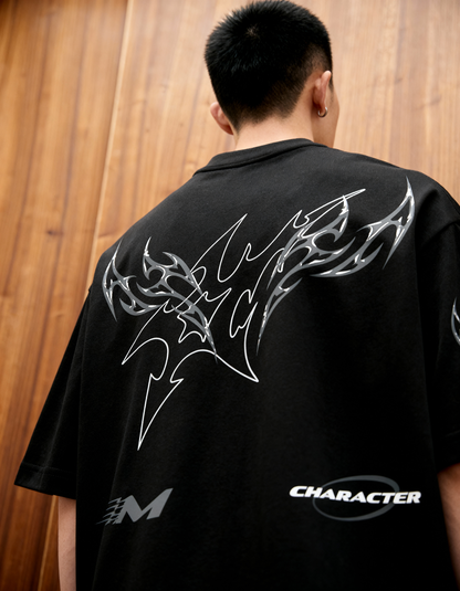 Night Born Heavyweight-Oversized T-Shirt
