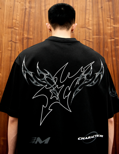 Night Born Heavyweight-Oversized T-Shirt