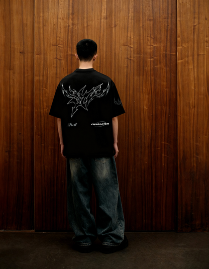 Night Born Heavyweight-Oversized T-Shirt
