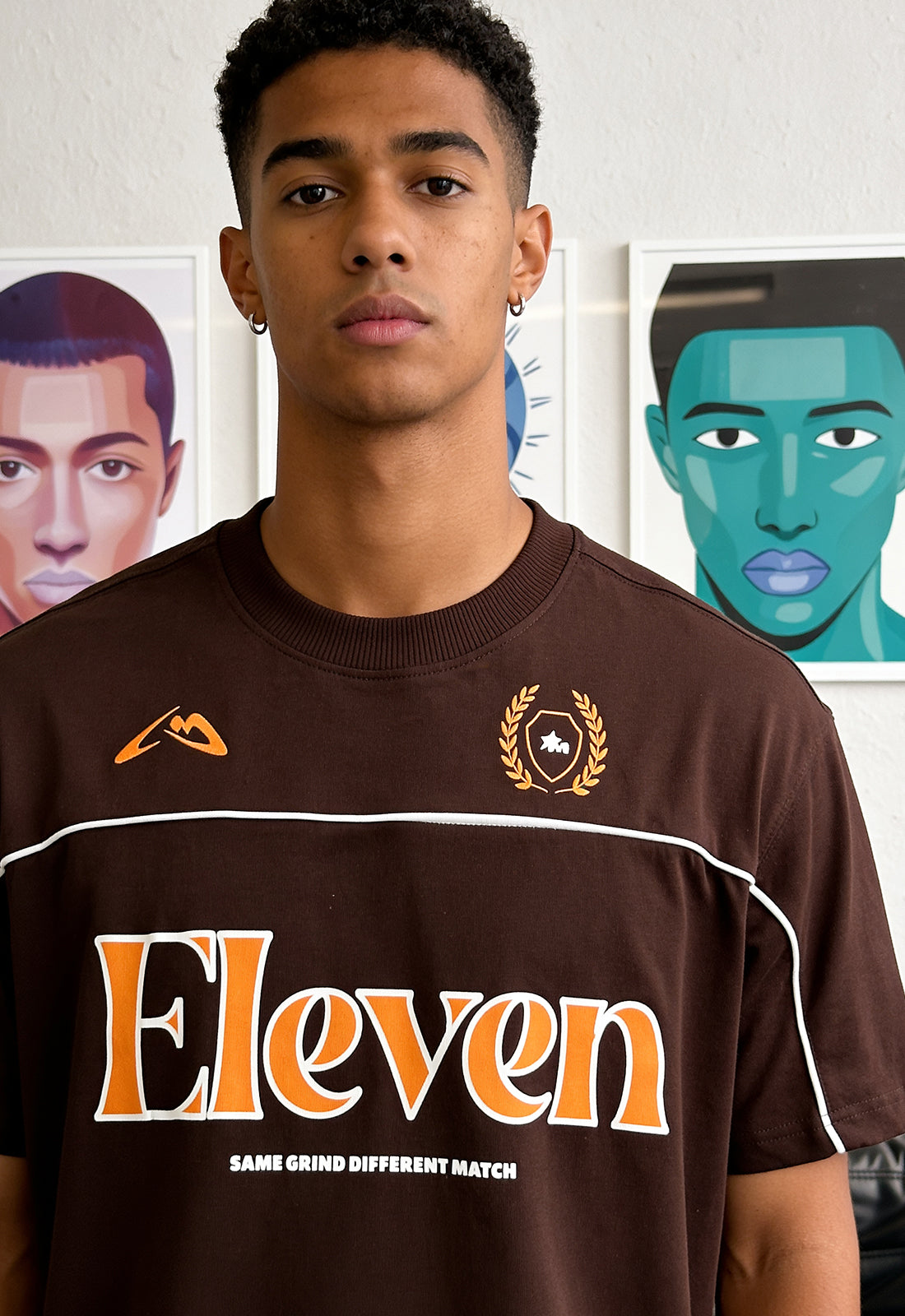 Eleven Piping Oversized T-Shirt