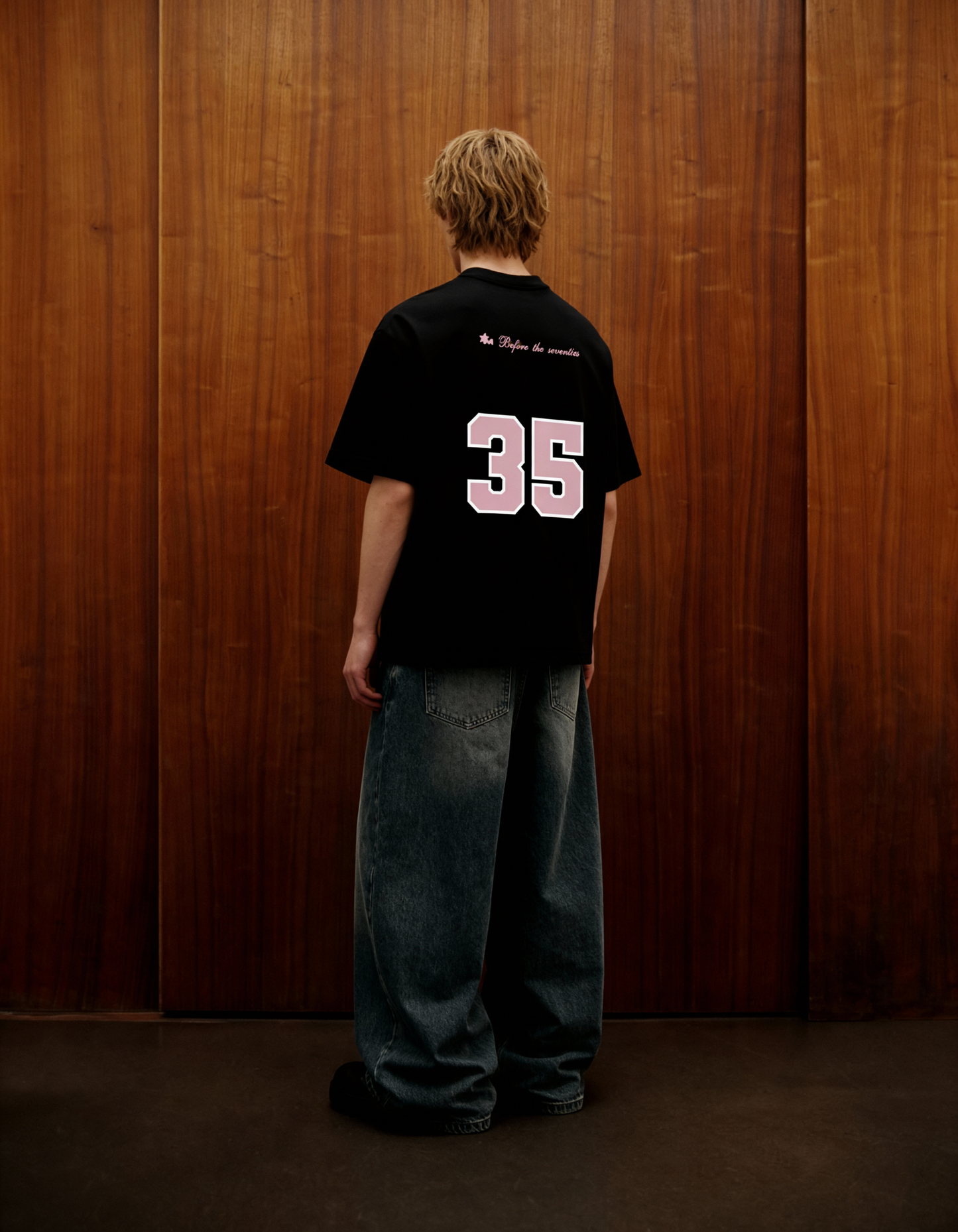 Reimagined Black Oversized T-Shirt