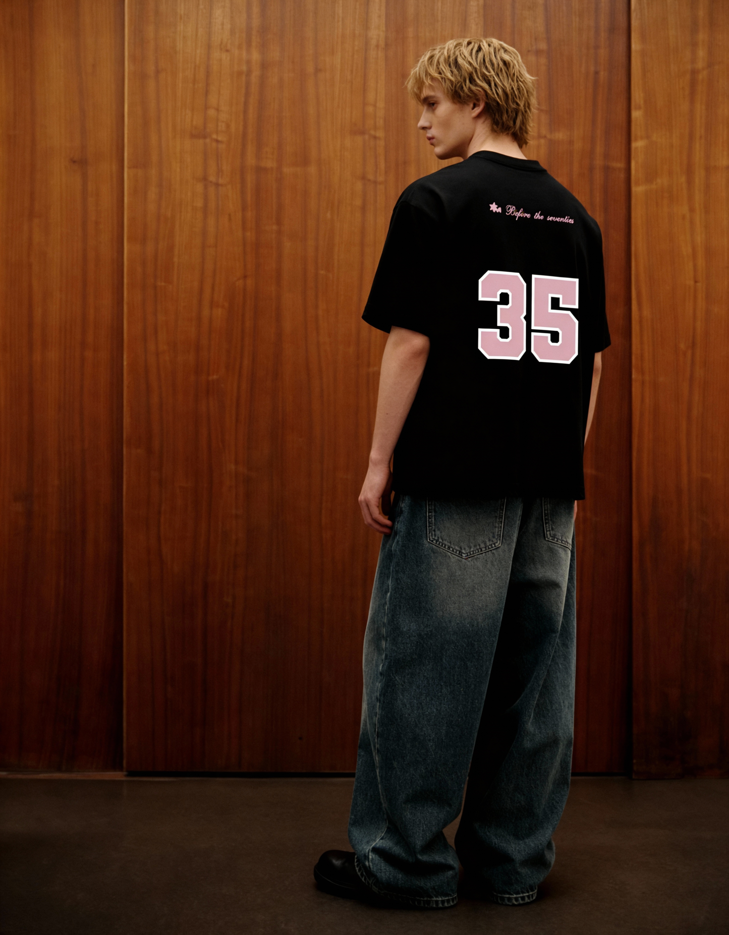 Reimagined Black Oversized T-Shirt