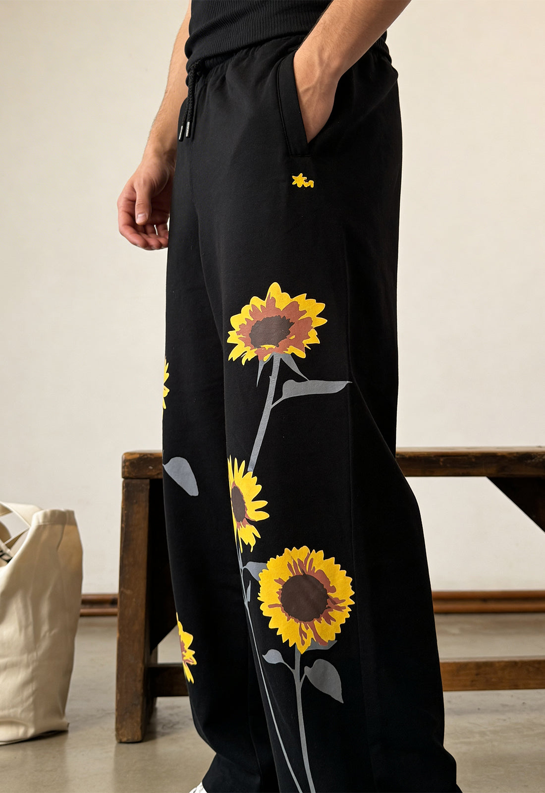 Dawn Sunflower Cotton Pant