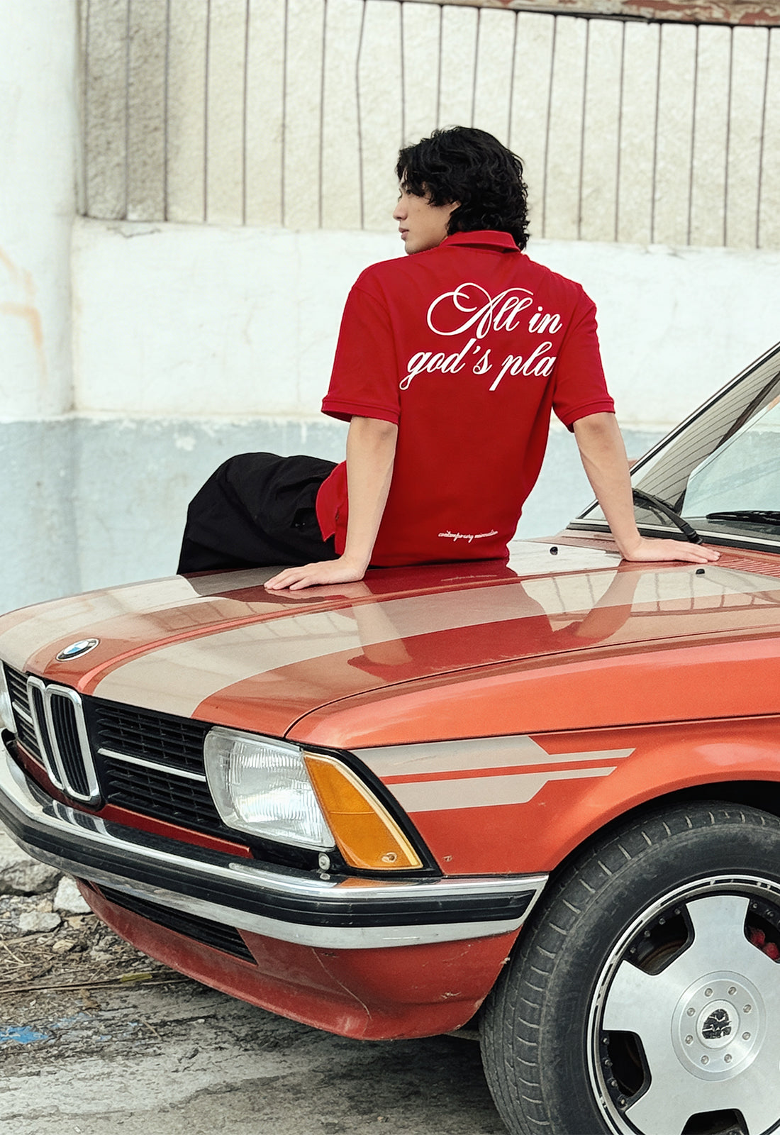 All In God's Plan Oversized Polo T-Shirt