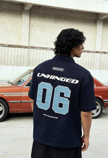Unhinged Oversized Polo T-Shirt