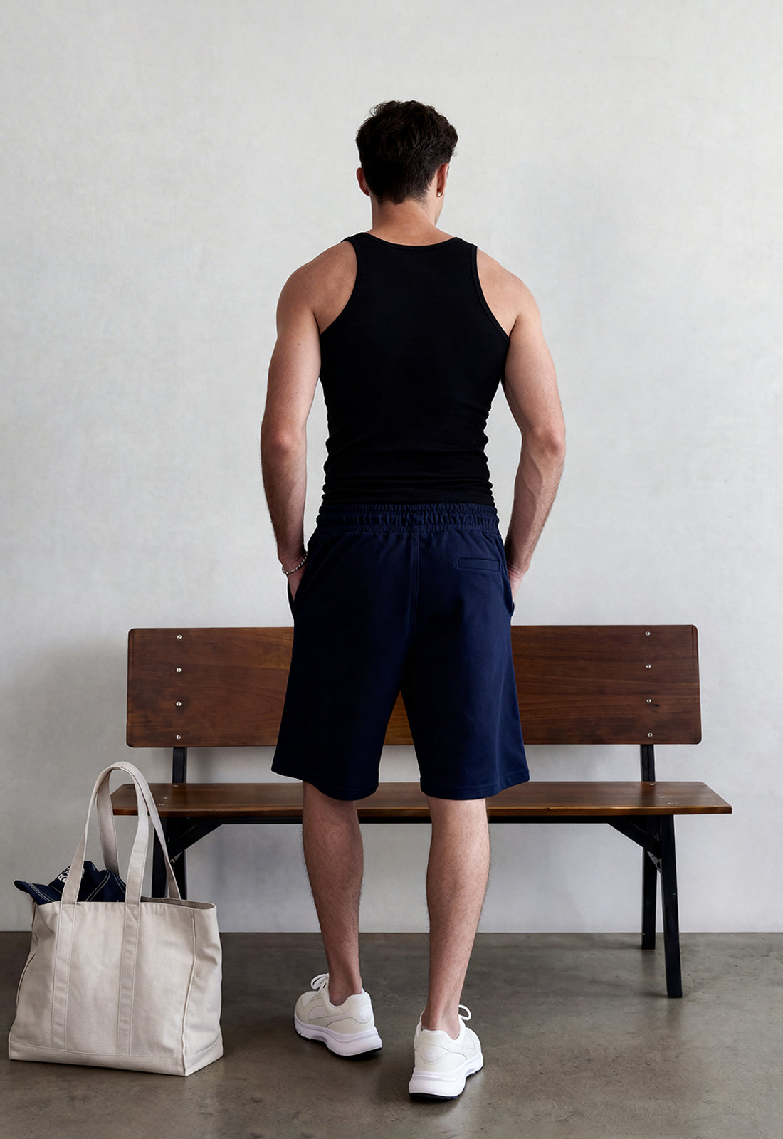 God Mode Navy Blue Shorts