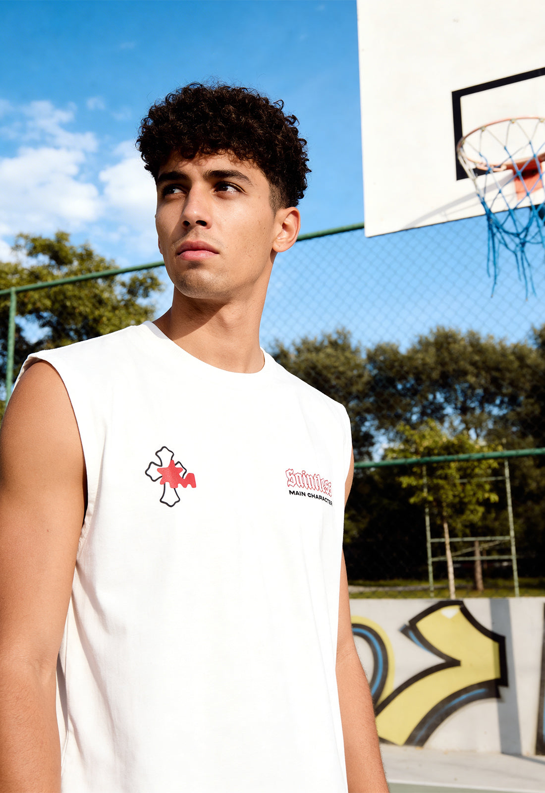 Saintless White Vest