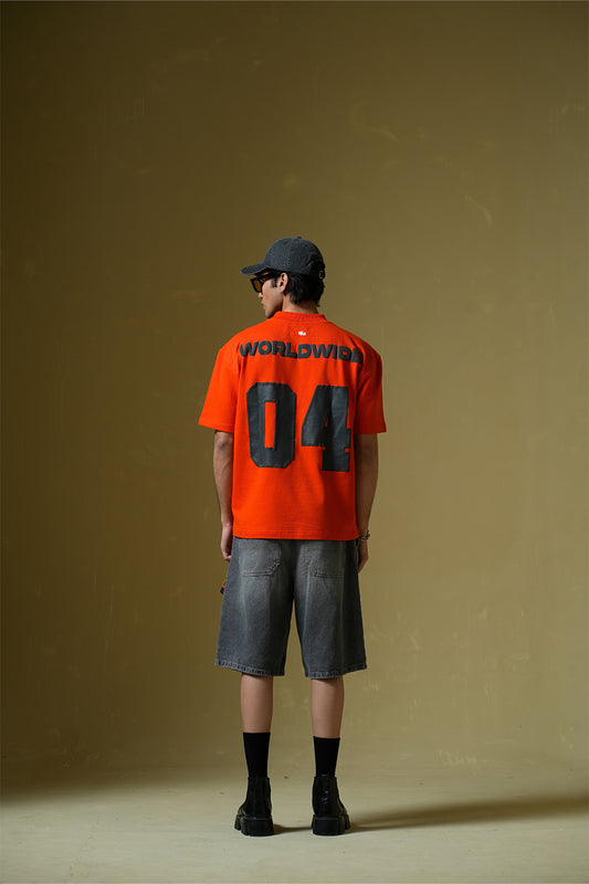 Worldwide Orange Oversized T-shirt - Buy Old Money Online in India at Main Character