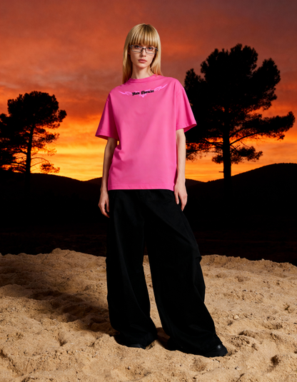 Buy Germanica Pink Oversized T-Shirt Online at Main Character India