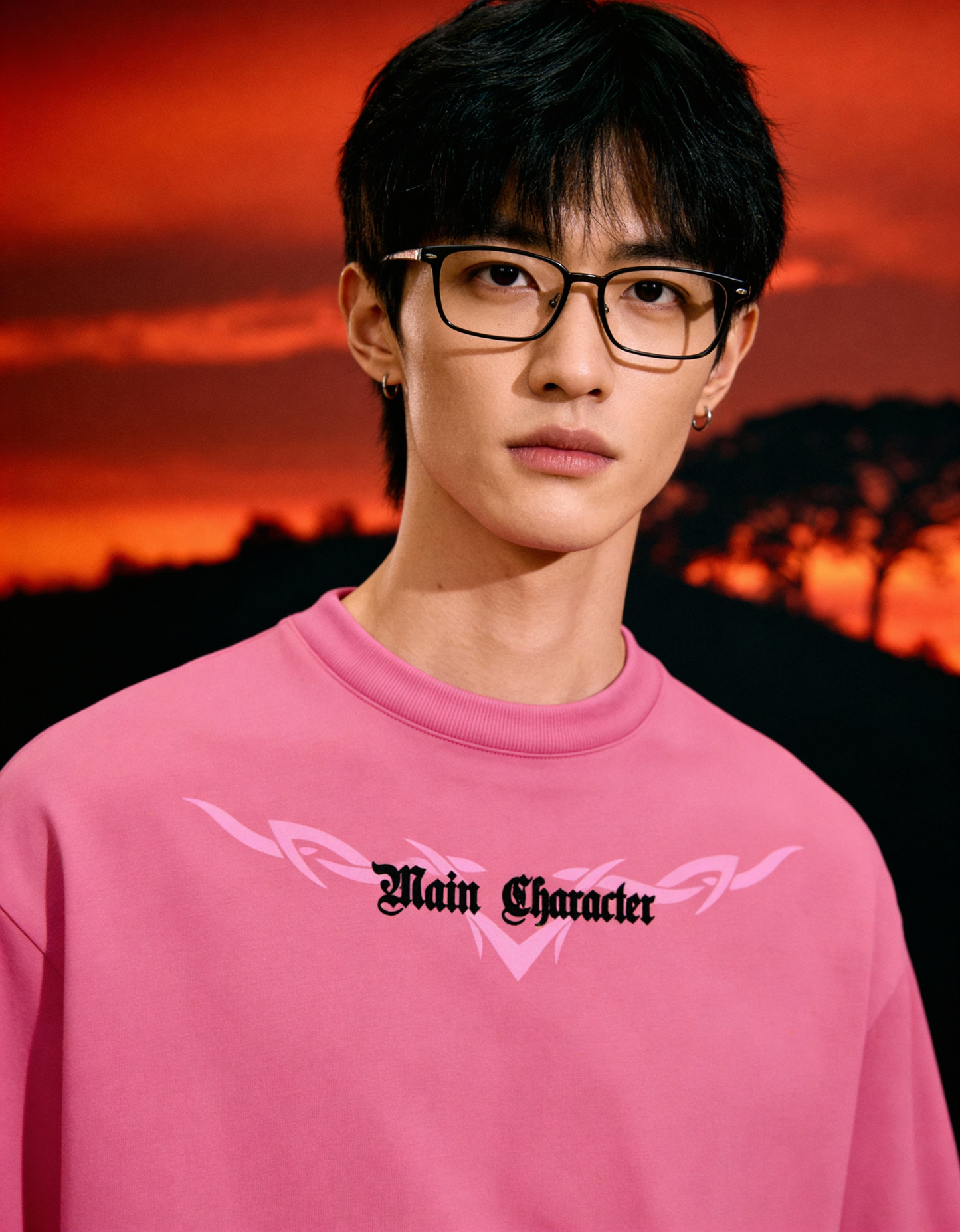 Germanica Pink Oversized T-Shirt