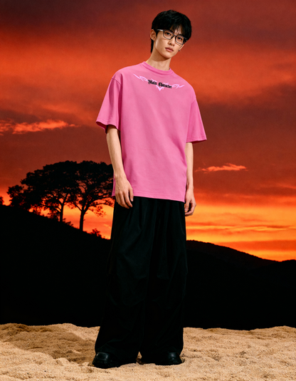 Buy Germanica Pink Oversized T-Shirt Online at Main Character India