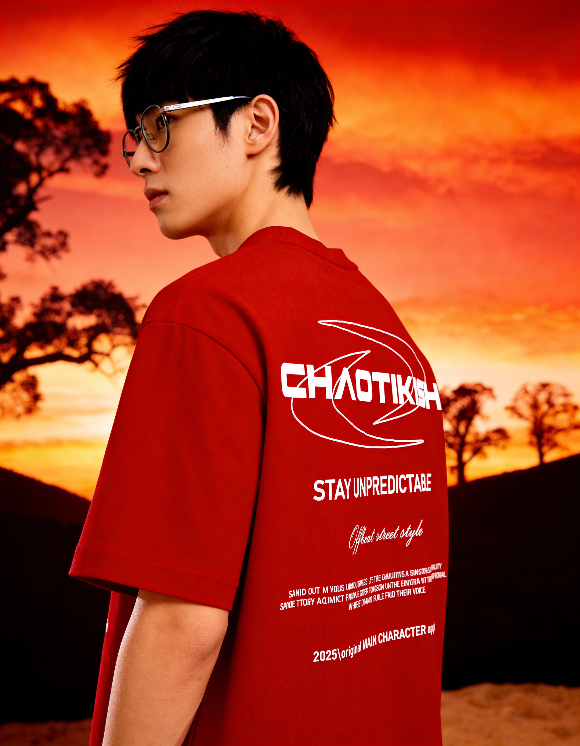 Buy Chaotikish Oversized t-shirt Online at Main Character India