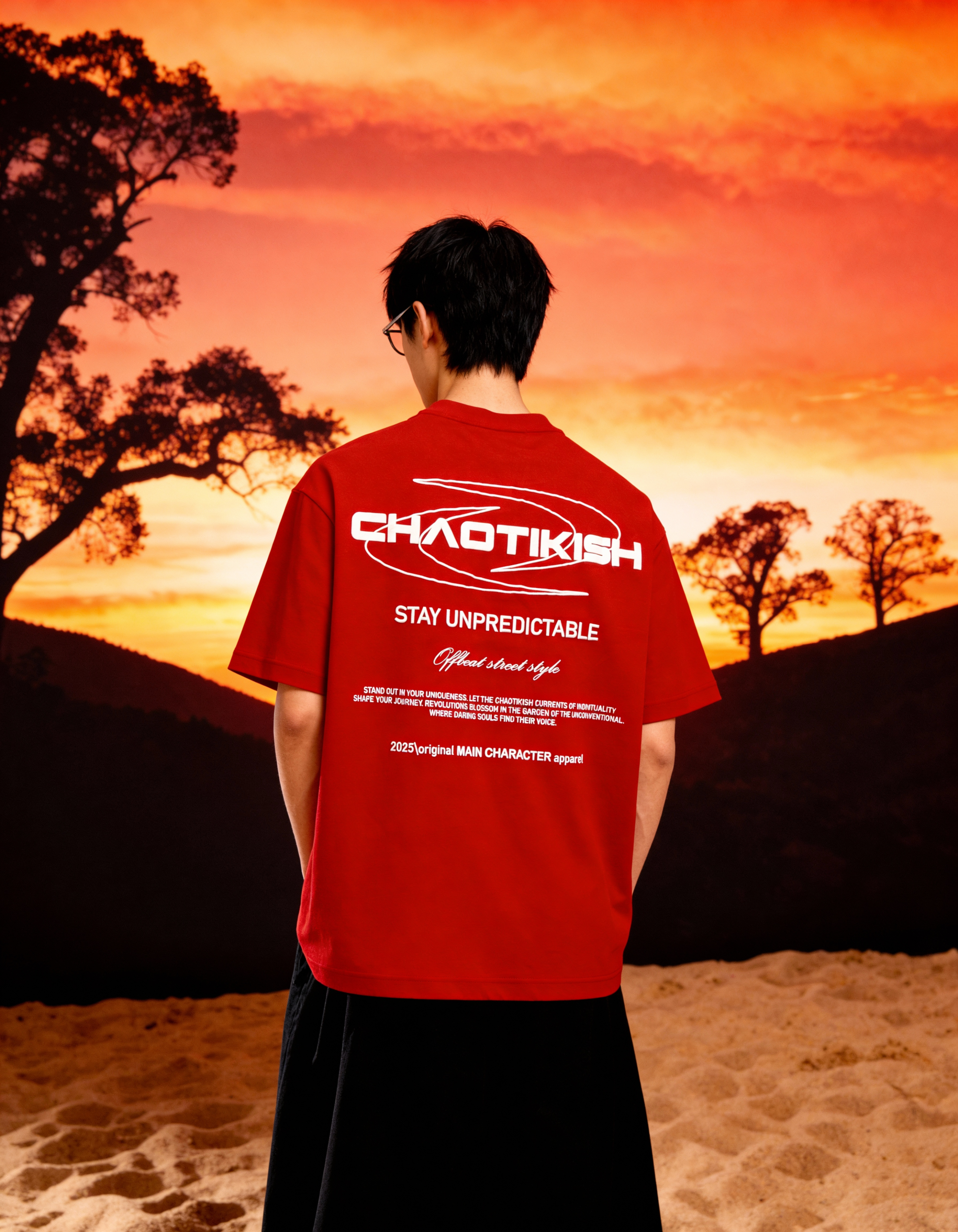 Buy Chaotikish Oversized t-shirt Online at Main Character India