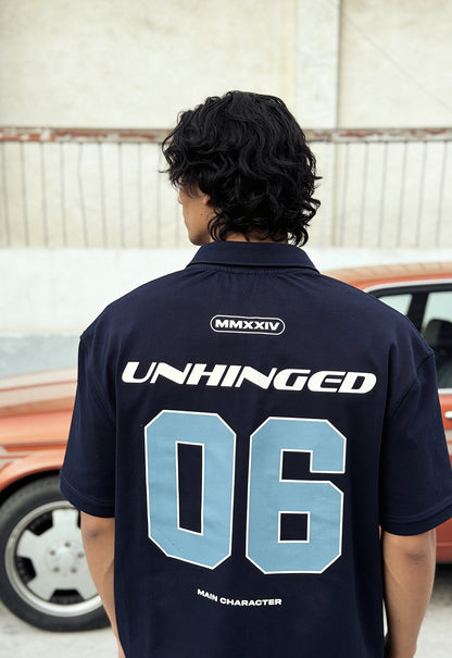 Unhinged Oversized Polo T-Shirt