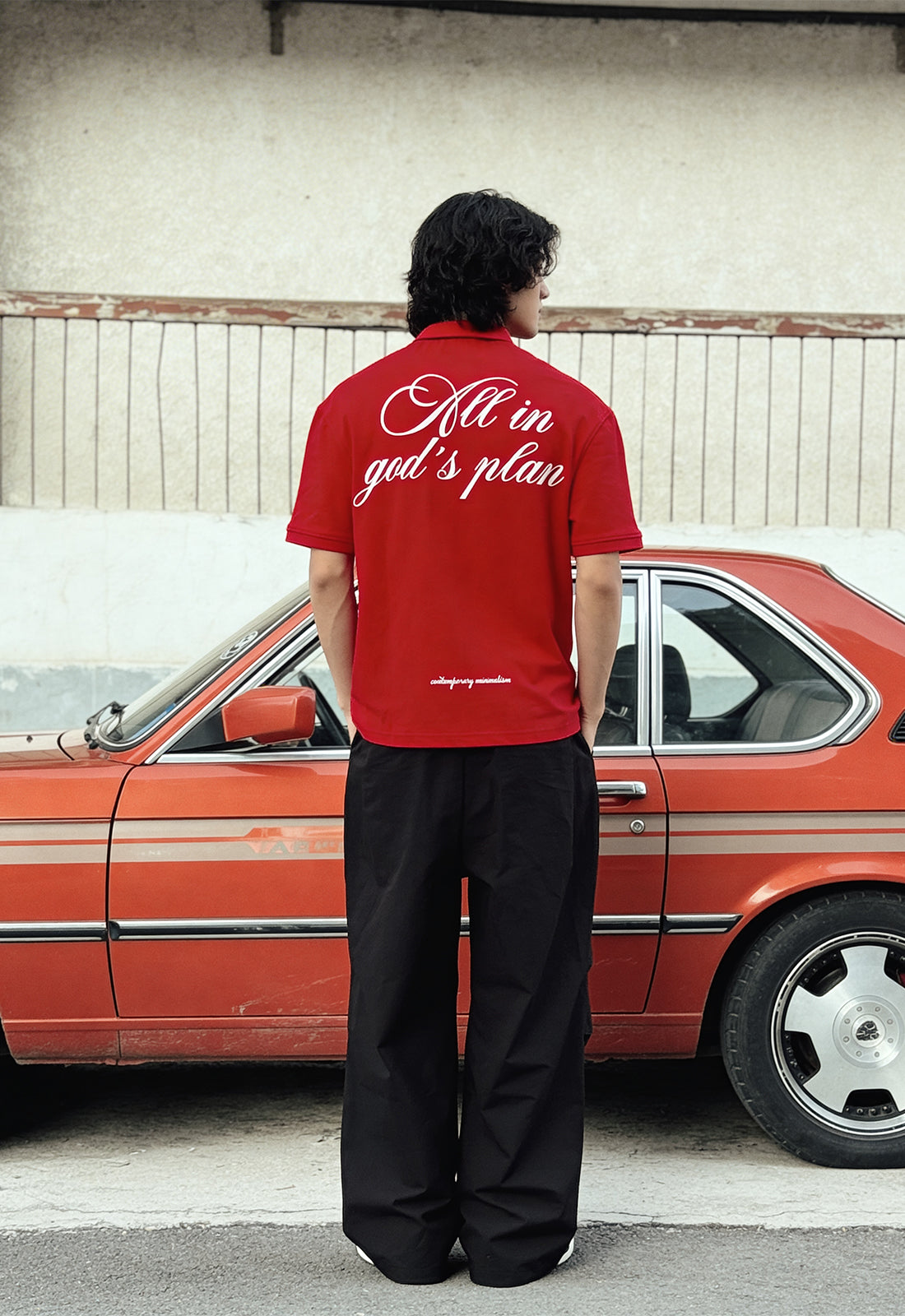 All In God's Plan Oversized Polo T-Shirt