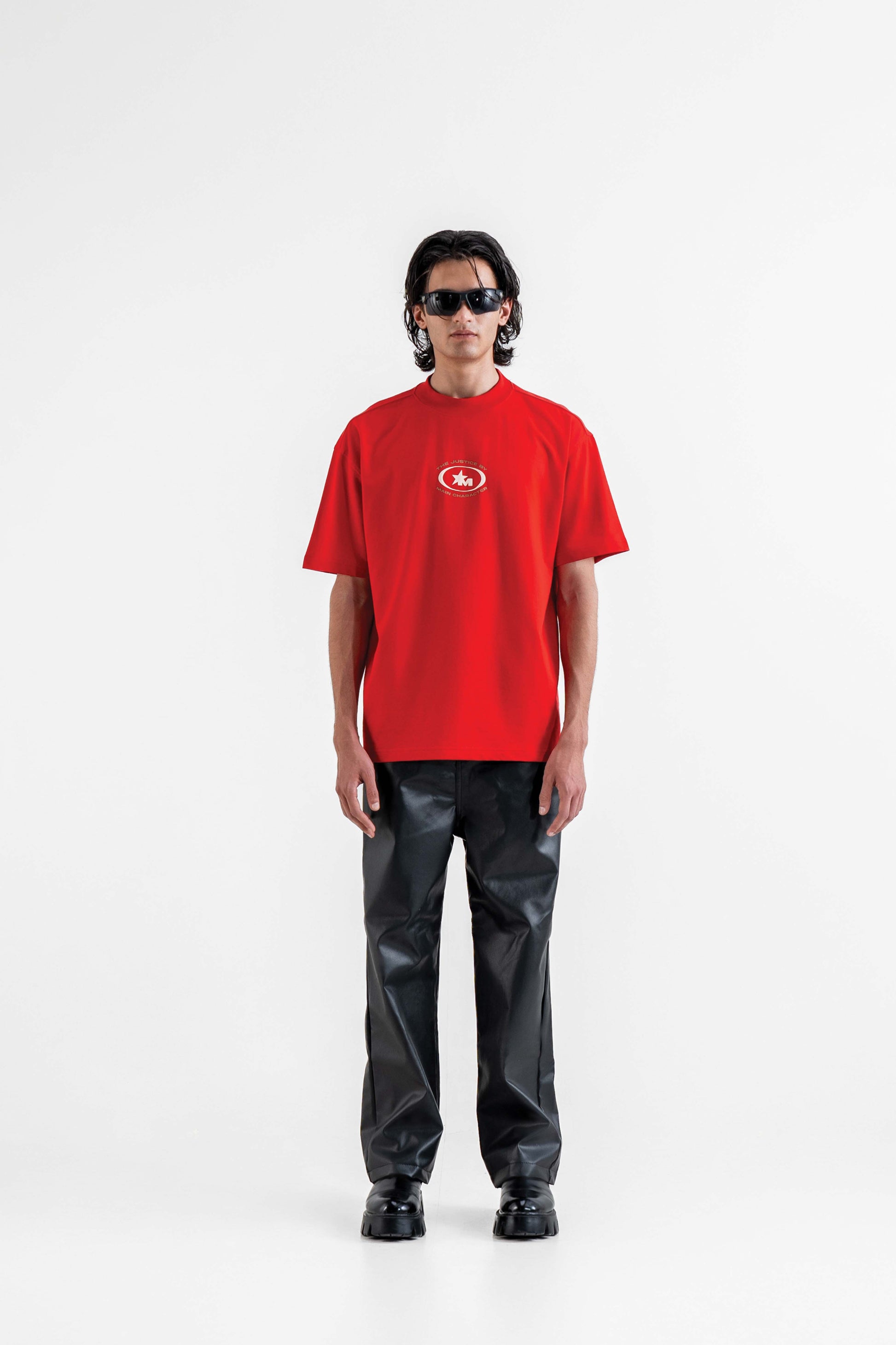 Buy The Justice Red Oversized T-Shirt Online at Main Character India