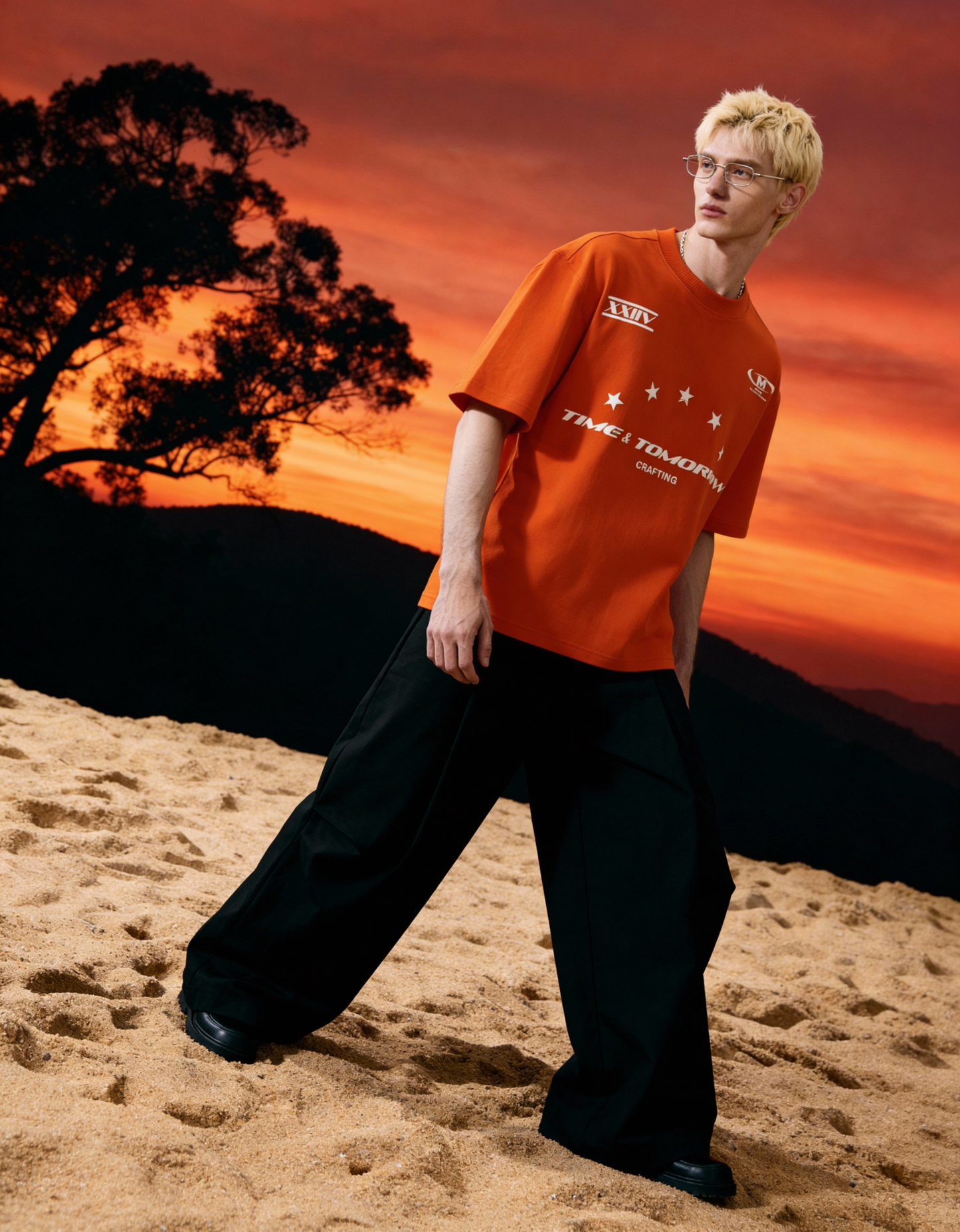 Time and Tomorrow Oversized t-shirt