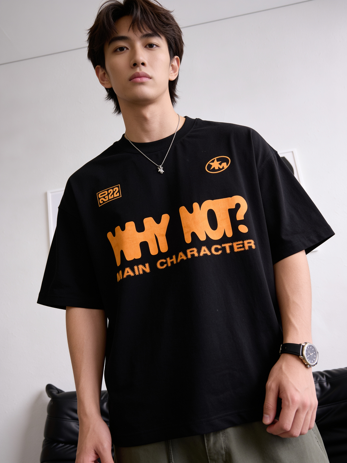 Why Not Boxy Oversized T-Shirt