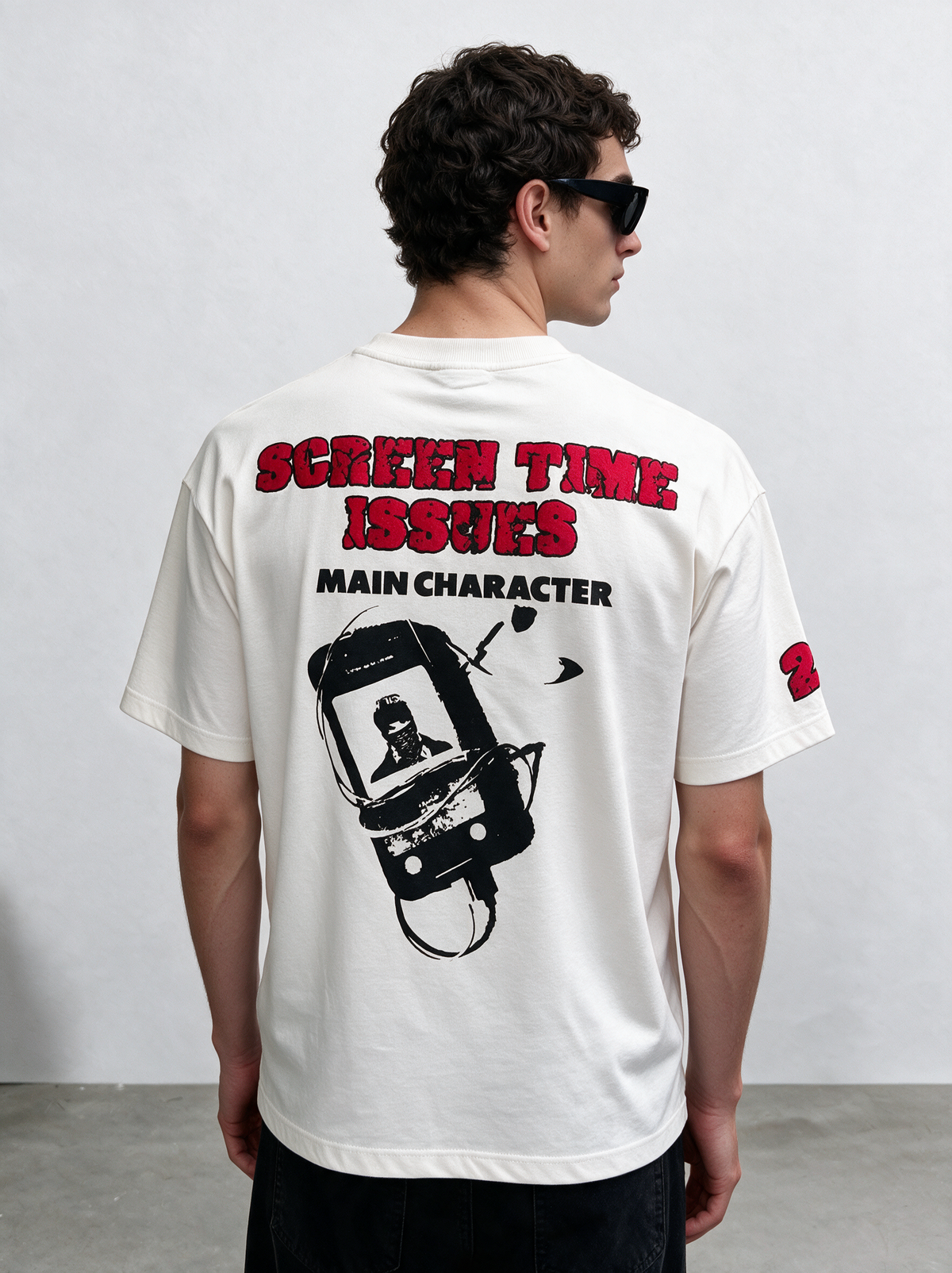 Screen Time Heavyweight Oversized T-Shirt