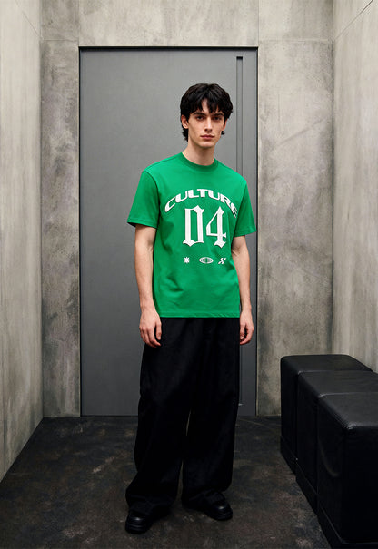 Culture Green Heavyweight-Oversized T-Shirt