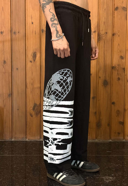 Rebody Black Cotton Pant